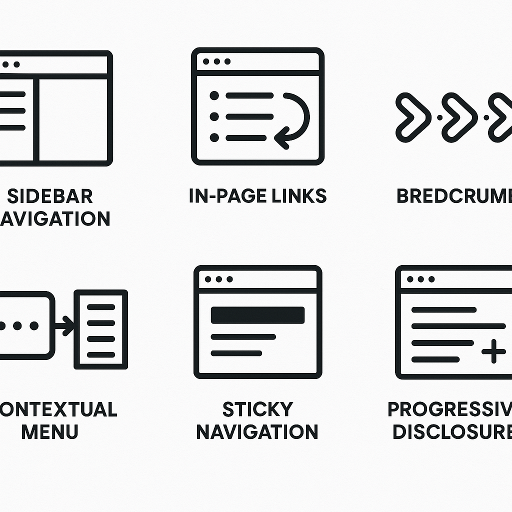 local navigation patterns
